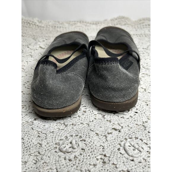 Keen Sienna Gray Mary Jane Shoes Canvas Women’s 10 Slip On Flats Casual Comfort - Picture 3 of 10